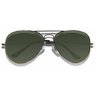 Aviators - Non-Floating Everyday KZ Olympia Aviator - Gunmetal Frame / Green Lens