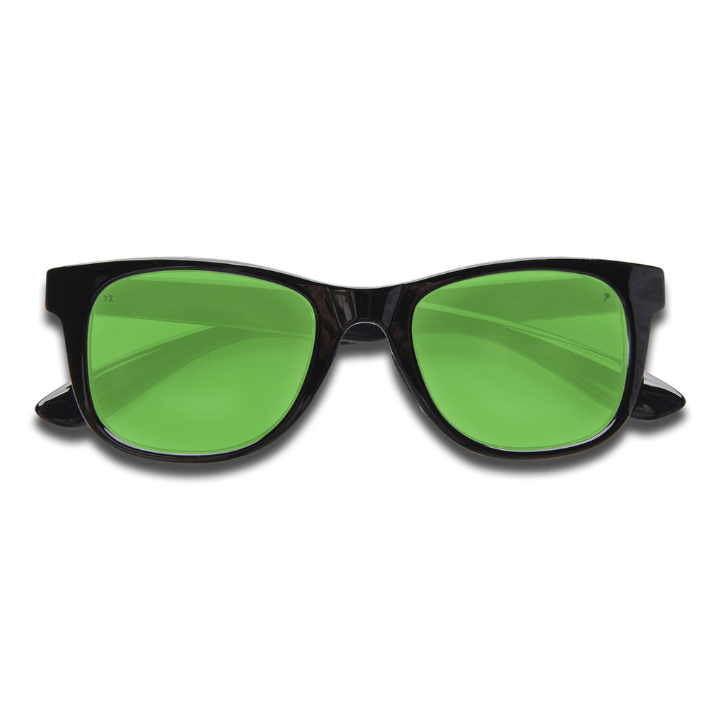 Harbor - Floating Sunglasses KZ Glossy Black / Green Mirror