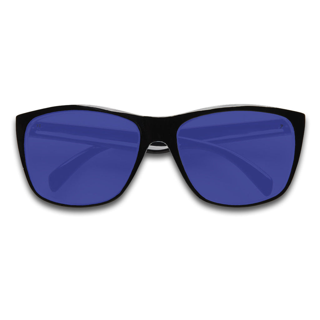 La Mer - Floating Sunglasses KZ Glossy Black / Blue Mirror