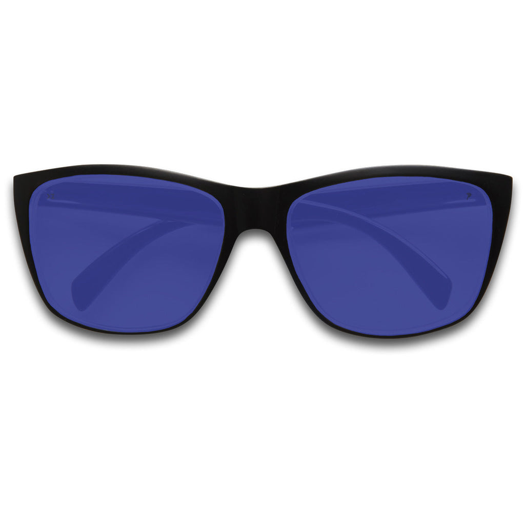 La Mer - Floating Sunglasses KZ Matte Black / Blue Mirror
