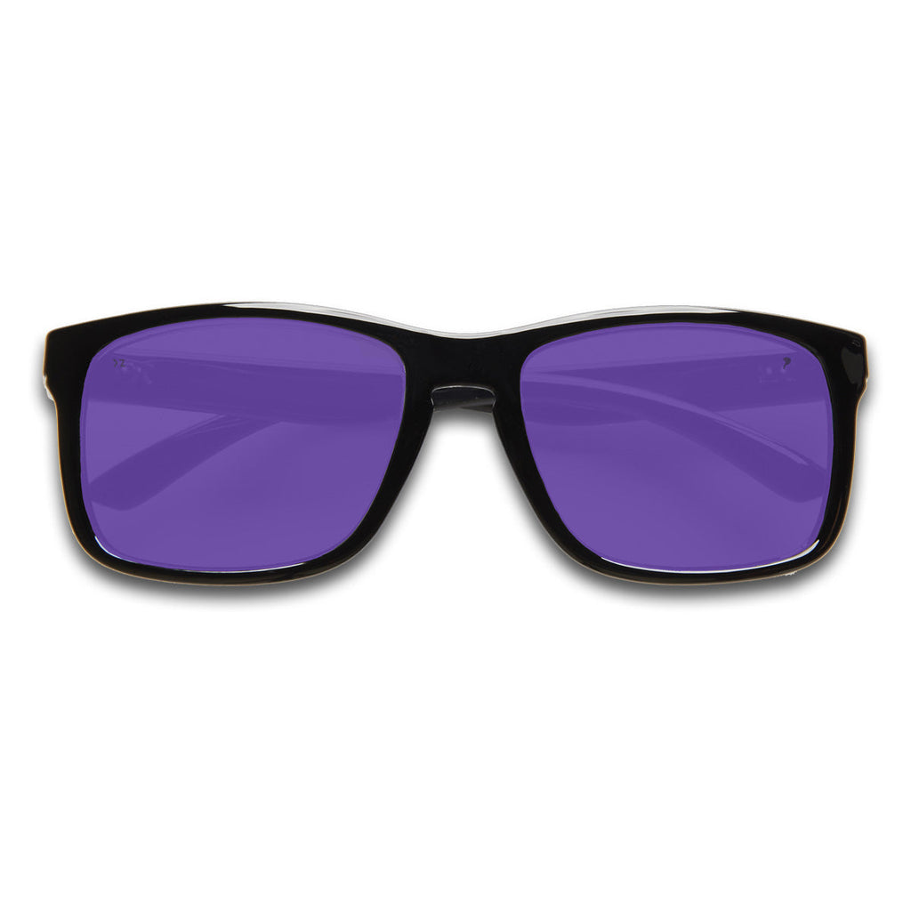 Lagos - Floating Sunglasses 1 KZ Glossy Black / Purple Mirror