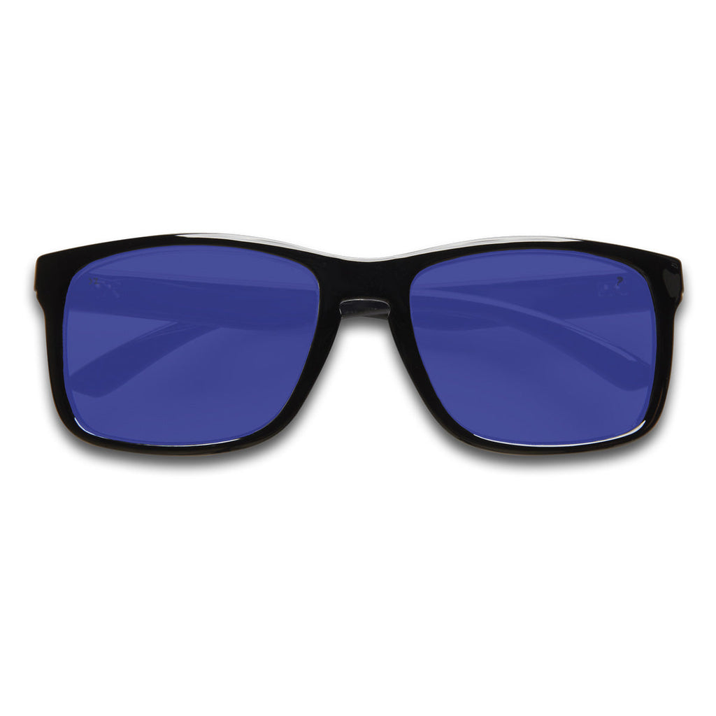 Lagos - Floating Sunglasses KZ Glossy Black / Blue Mirror